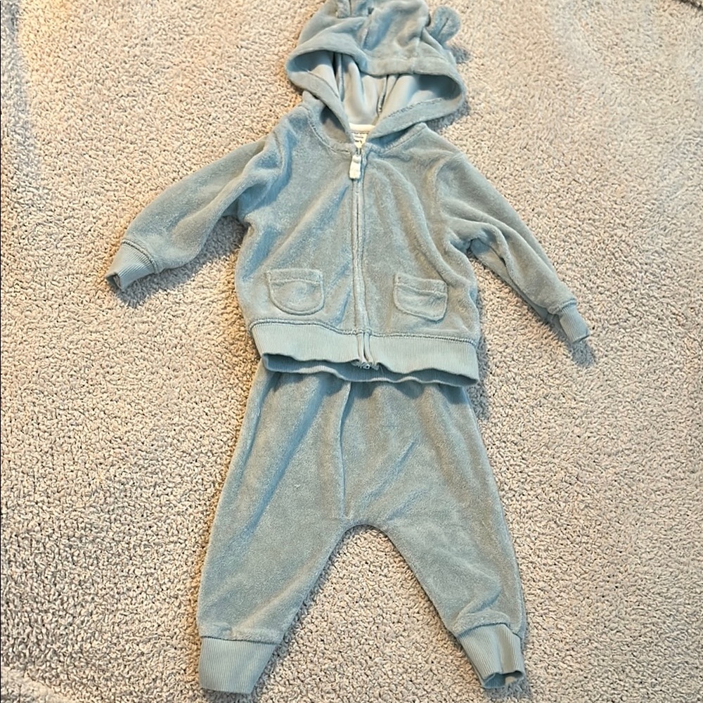 Carter’s Blue Kids Hoodie and Pants Set